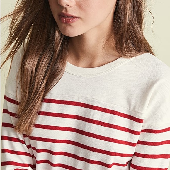 NWT rag & bone Halsey Striped Long Sleeves Tee S - Picture 9 of 10